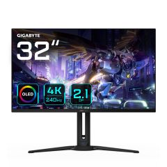 Gigabyte AORUS FO32U2P monitori 80 cm (31.5") 3840 x 2160 pikseļi 4K Ultra HD OLE…