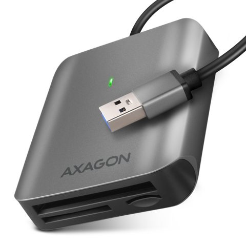 Axagon CRE-S3 External card reader USB-A 3.2 Gen 1 3-slot & lun SD/microSD/CF k…