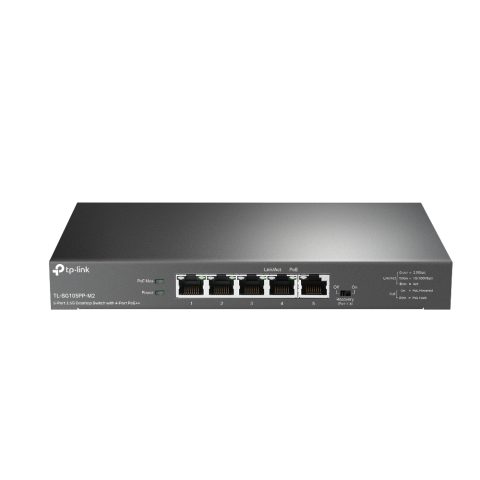 TP-Link TL-SG105PP-M2 tīkla pārslēgs Nepārvaldīts Gigabit Ethernet (10/100/1000)…