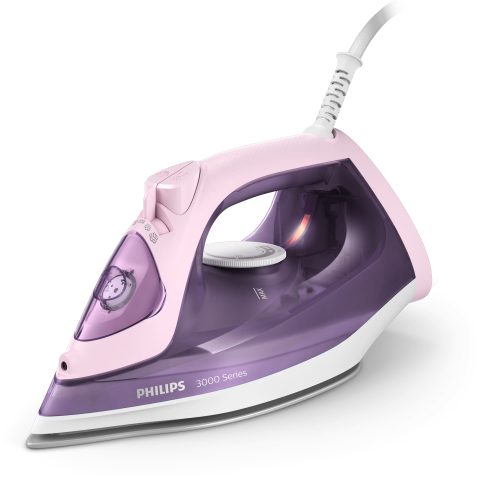 Philips 3000 series DST3020/30 iron Steam iron Ceramic soleplate 2200 W Pink