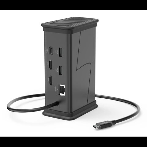 Hama 00200150 хаб-разветвитель USB Type-C 5000 Мбит/с