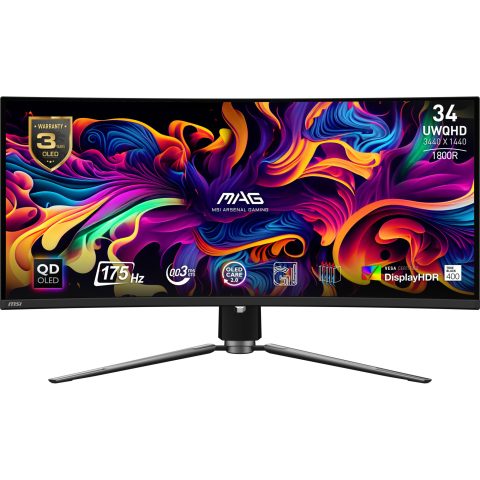 MSI MAG 341CQP QD-OLED monitori 86