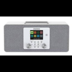 Grundig DTR 6100 2.1 DAB Pārnesams Analogais un digitālais Balts
