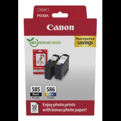 Canon PG-585/CL-586 PVP ink cartridge 2 pc(s) Original Black · Cyan · Magenta…