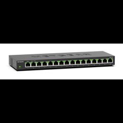 Netgear GS316 Unmanaged L2 Gigabit Ethernet (10/100/1000) Black