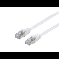 Equip 607612 tīkla kabelis Balts 3 m Cat6a U/FTP (STP) Plakans