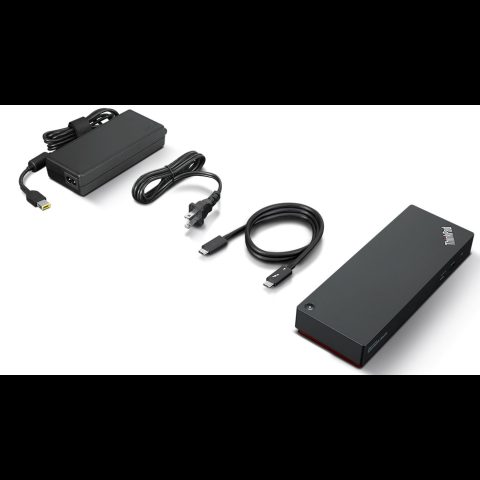 Lenovo ThinkPad Universal Thunderbolt 4 Smart Dock Vadu Melns