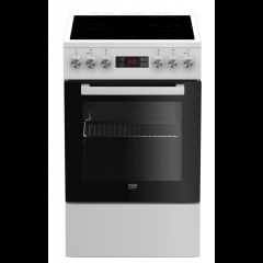 Beko FSM 57300 GW Brīvi stāvoša plīts Keramika Balts