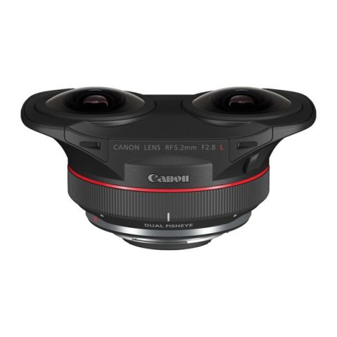 Canon RF 5.2 mm f2.8L Dual Fisheye SLR Plats "zivs acs" objektīvs Melns