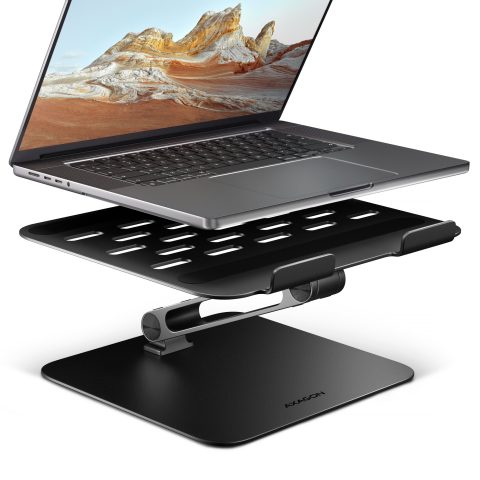 Axagon STND-LQB stand for notebooks and tablets 10"–17.3". Adjustable height an…