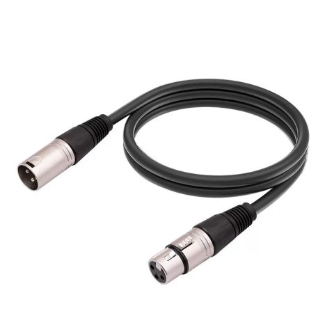Goobay Microconnect XLRMF2 audio cable 2 m XLR (3-pin) Black