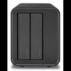 Terramaster D2-320 disk array Desktop Black