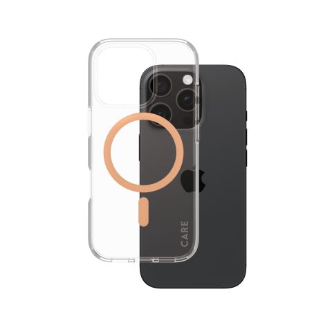 Panzer Glass PanzerGlass CARE™ by ® Urban Combat Case Transparent w. Peachy MagSafe i…