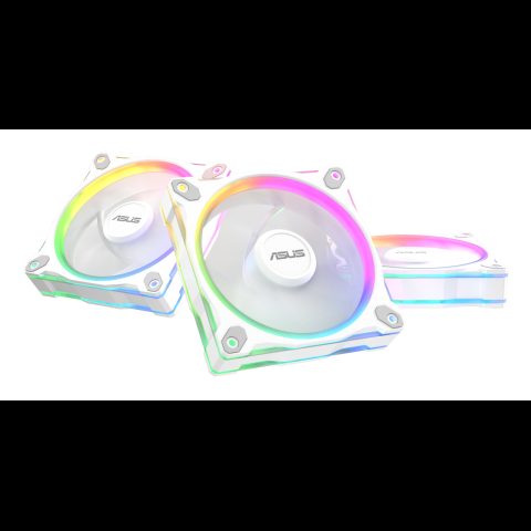 Asus Prime MR120 Fan ARGB Reverse White 3in1 Datora korpusam Ventilators 12 c…