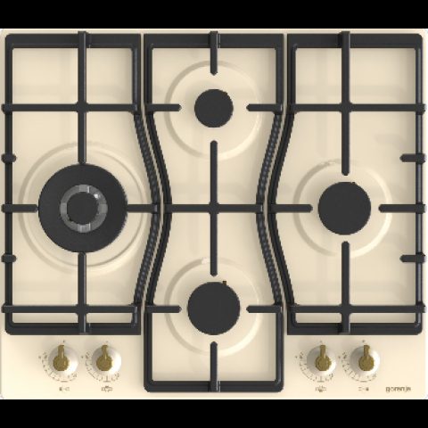 Gorenje GW6D42CLI hob Beige Built-in 60 cm Gas 4 zone(s)