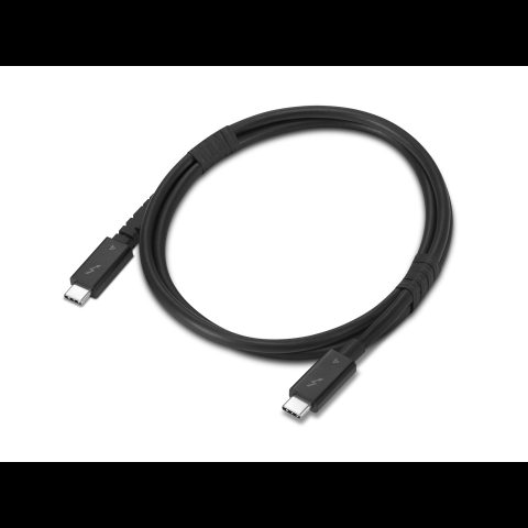 Lenovo 4X91U94412 Thunderbolt-кабель 1 m 40 Gbit/s Черный
