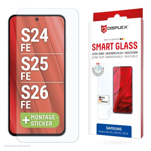 Displex Smart Glass (9H) for Samsung Galaxy S26 FE/S25 FE/S24 FE