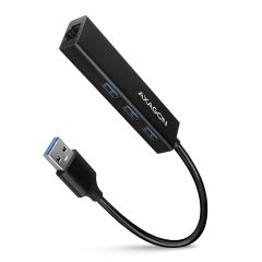 Axagon HMA-GL3A Multiport-Hub USB 3.0 Typ A Gbit-LAN 3x USB-A microSD Проводная…