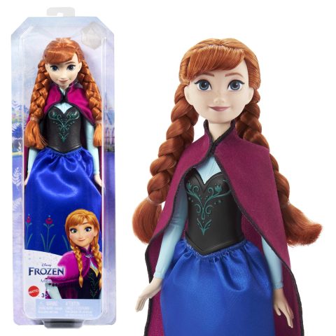 Mattel Disney Frozen Anna Fashion Doll and Accessory Toy Inspired by the…
