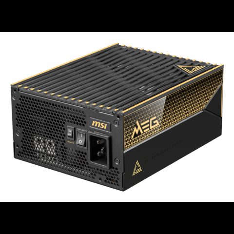 MSI MEG Ai1600T PCIE5 barošanas avotu vienība 1600 W 24-pin ATX ATX Melns
