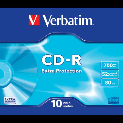 Verbatim CD-R Extra Protection 700 MB 52x 10 pc(s)