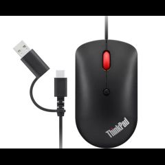 Lenovo 4Y51D20850 mouse Office Ambidextrous USB Type-C Optical 2400 DPI
