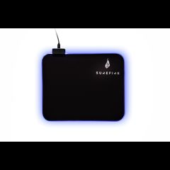 Verbatim SureFire Silent Flight RGB-320 Spēļu peles paliktnis Melns