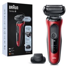 Braun Series 6 61-R1200s Sietiņa skuveklis Trimmeris Melns