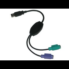 Premiumcord i-tec USBPS2K гендерный адаптер USB PS/2 Черный