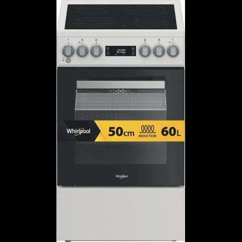 Whirlpool W5V5LCW Freestanding cooker Electric Ceramic hob Black
