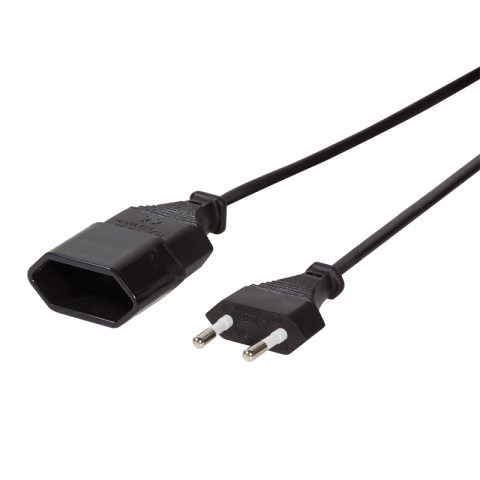LogiLink 2xCEE 7/16 Black CEE7/16