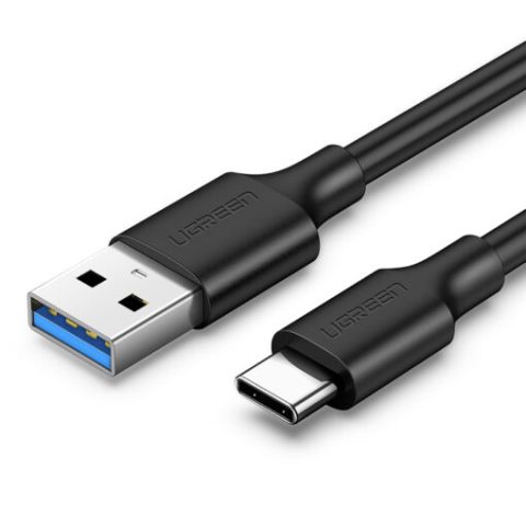 Ugreen 20883 USB cable USB 3.2 Gen 1 (3.1 Gen 1) 1.5 m USB A USB C 5 Gbit/s Bla…