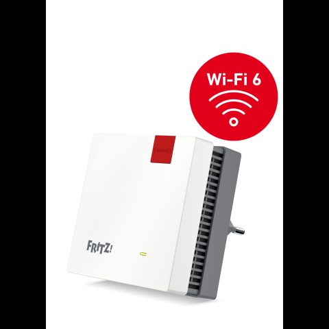 Repeater FRITZ! 1200 AX 3000 Mbit/s Ethernet LAN Wi-Fi White 1 pc(s)