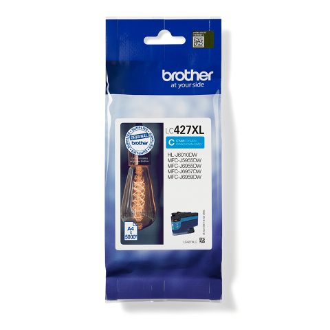 Brother LC-427XLC струйный картридж 1 шт Подлинный Высокая (XL) Голубой