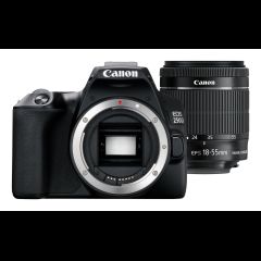 Canon EOS 250D+EF-S 18-55mm SLR Camera Kit 24.1 MP CMOS 6000 x 4000 pixels Bla…