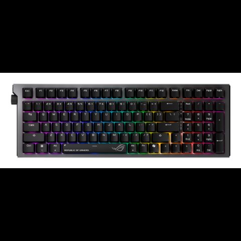 Asus ROG Strix Morph 96 tastatūra Speļu USB + RF Wireless + Bluetooth QWERTZ…
