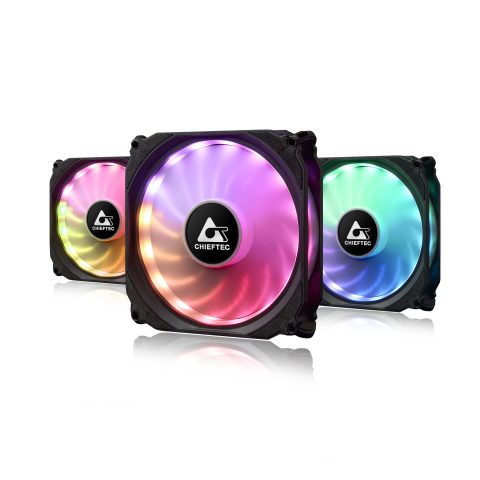 Chieftec CF-3012-RGB Datora dzesēšanas sistēma Datora korpusam Ventilators 12 cm…