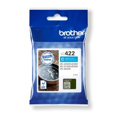 Brother LC422C струйный картридж 1 шт Подлинный Голубой