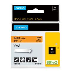 Dymo 19mm RHINO Coloured vinyl marķēšanas lenta D1