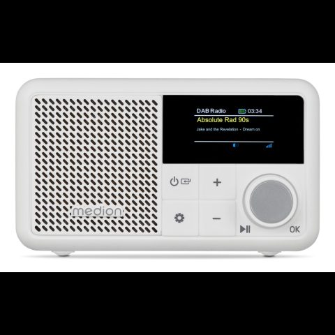 Medion LIFE S66822 Tragbares Портативный Цифровой Белый