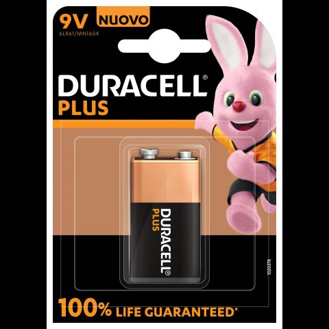 Duracell Plus 100 Vienreizējas lietošanas baterija 9V Sārmaina akumulatoru bateri…