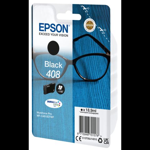Epson 408 Spectacles DURABrite Ultra Single Black Ink