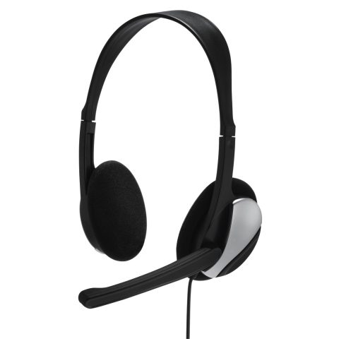 Hama Essential HS 200 Austiņas Vadu Zvani / mūzika Melns
