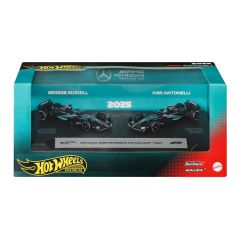 Hot Wheels Premium Mercedes-AMG PETRONAS Formula One Team 2-Pack with Russell & Ant…