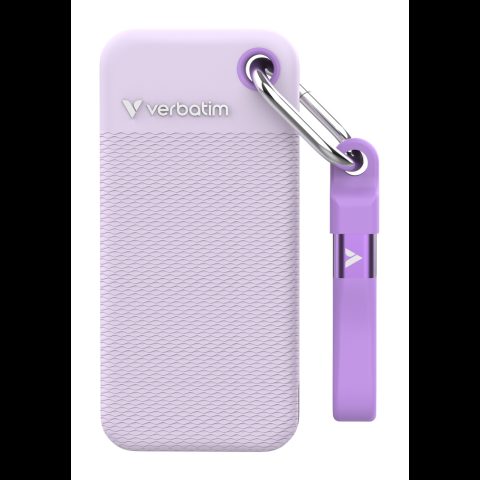 Verbatim Pocket SSD 2 TB USB Type-C 3.2 Gen 2 (3.1 Gen 2) Пурпурный