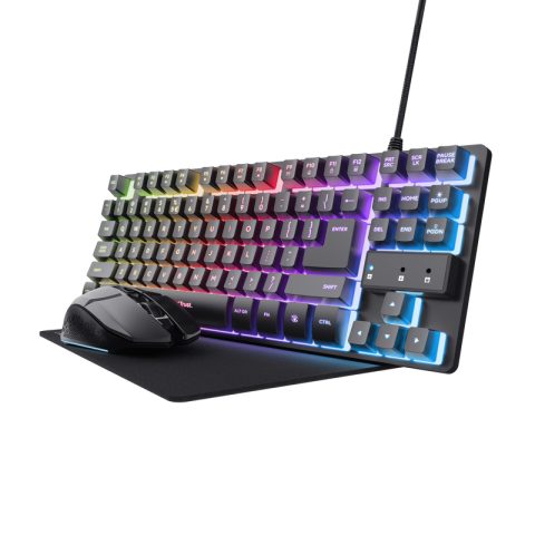 Trust GXT 794 клавиатура Мышь входит в комплектацию Игровой USB QWERTZ Немецки…