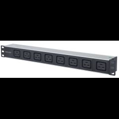 Intellinet 19" 1U Rackmount 8-Output C19 Power Distribution Unit (PDU) With Removab…