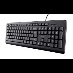 Trust Primo клавиатура Офисная USB QWERTZ Венгерский Черный