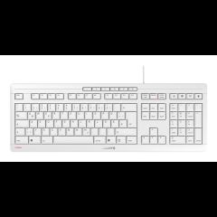 Cherry STREAM keyboard Office USB QWERTZ German White