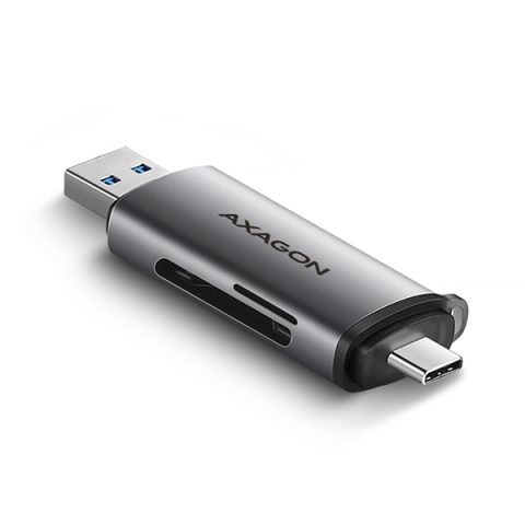 Axagon CRE-SAC кардридер USB 3.0 Type-A/Type-C Серый